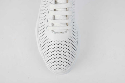 Pantofi dama piele naturala PERLA sport 612 Alb