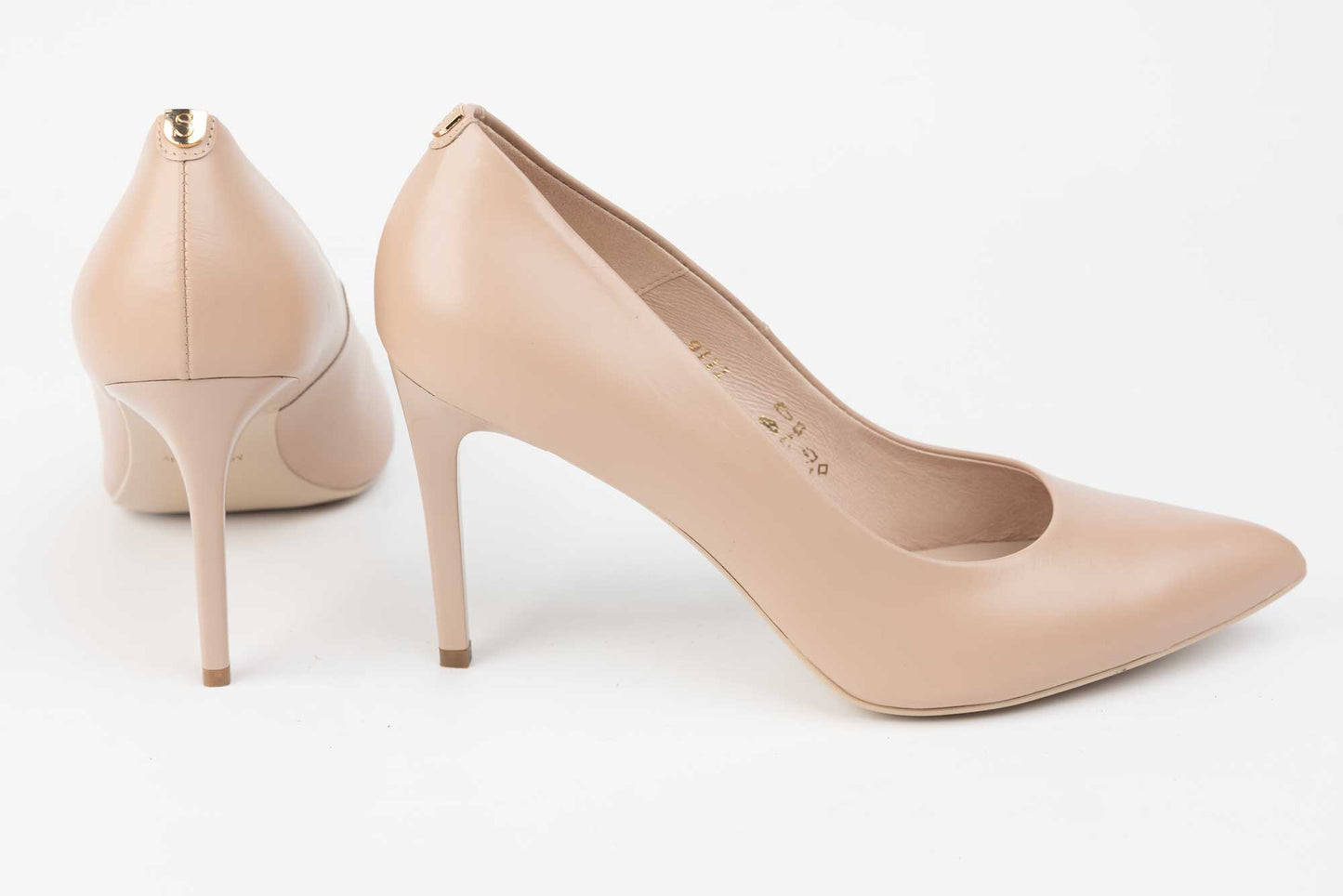 Pantofi dama eleganti piele naturala SALA 9111 Nude