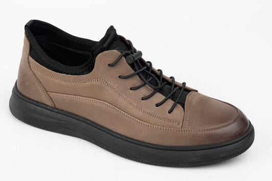 Pantofi barbati piele naturala FRANCO GERARDO 8902 Kaki
