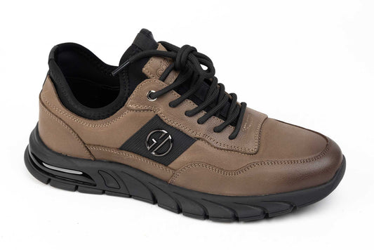 Pantofi barbati piele naturala MELS 5205 Kaki