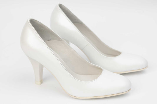 Pantofi dama piele naturala AUTHENTIC 239 Alb