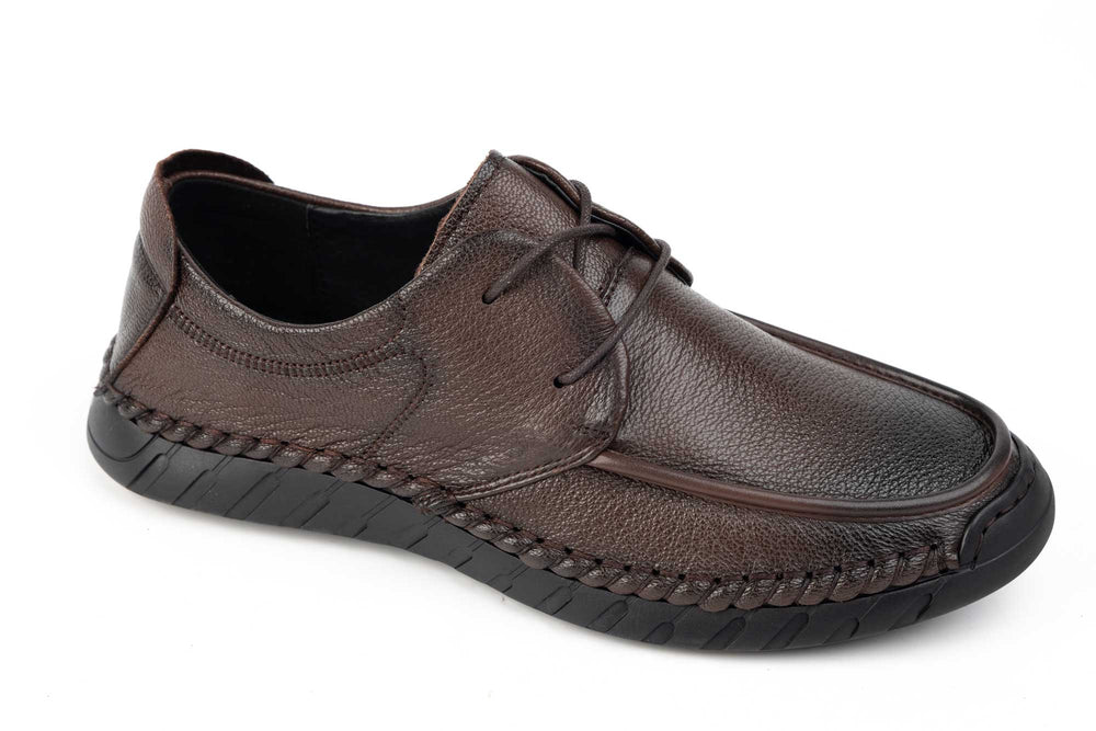 Pantofi barbati piele naturala MELS 83053 Maro