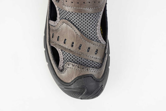Pantofi sandala piele naturala MELS 2311 Grey