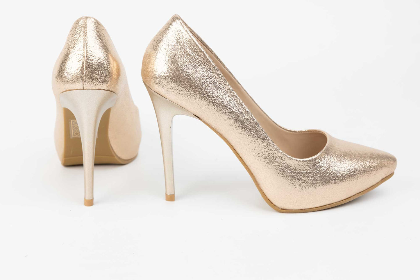 Pantofi dama piele eco calitate premium KARIN 21 Auriu