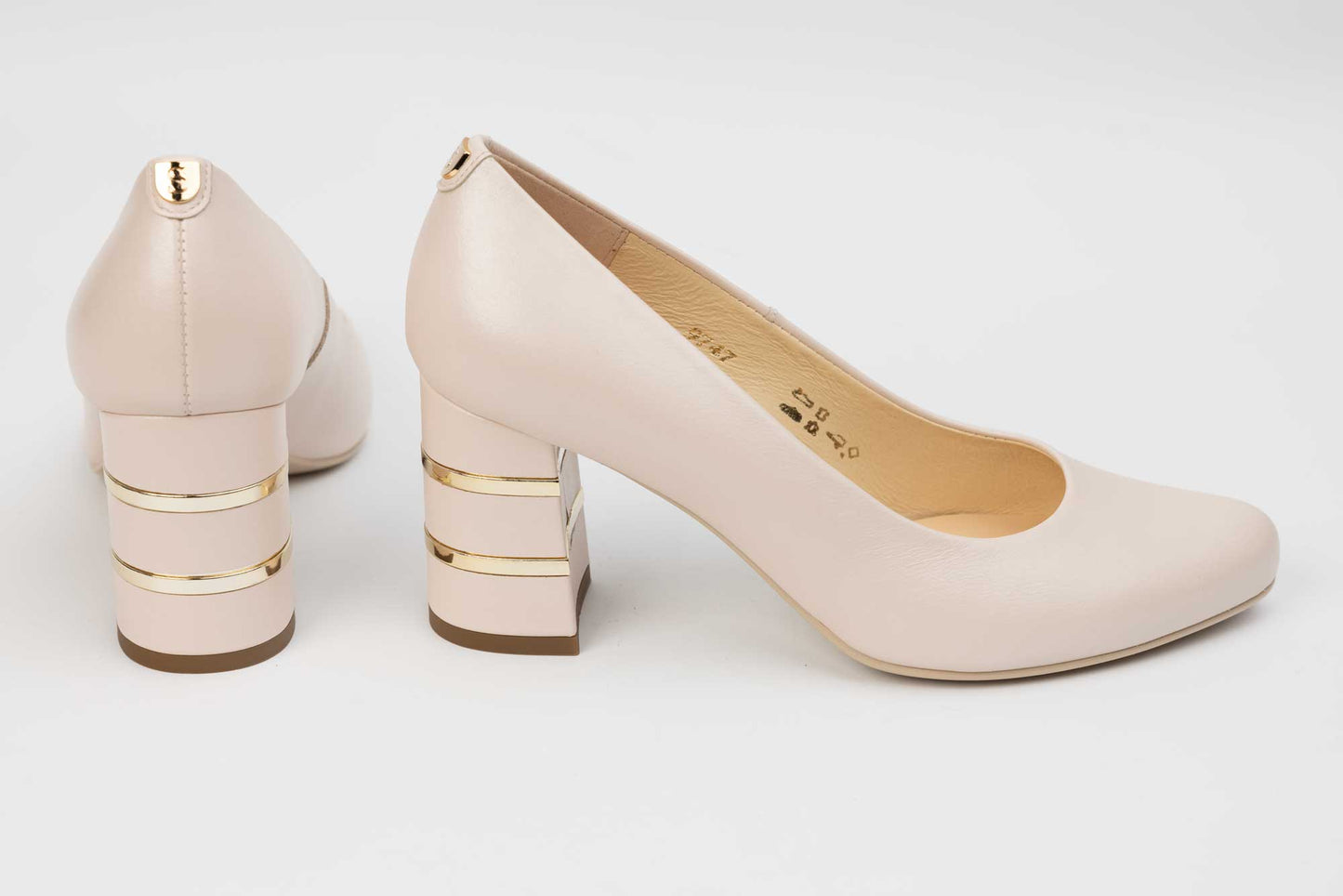 Pantofi dama eleganti piele naturala SALA 9747 Bej