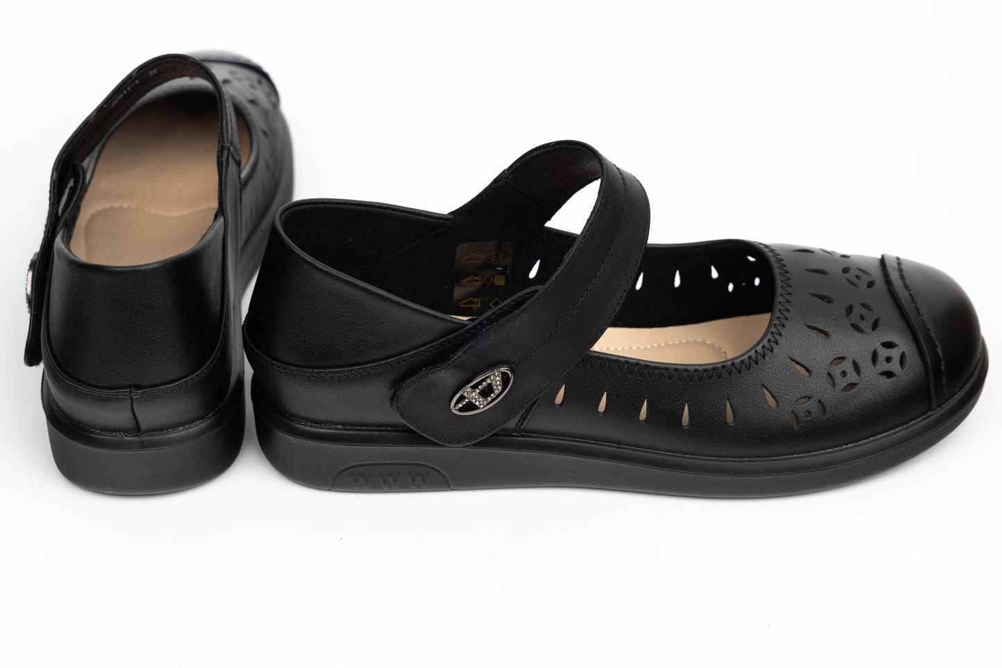 Pantofi dama piele naturală BETINA 2811 N perf