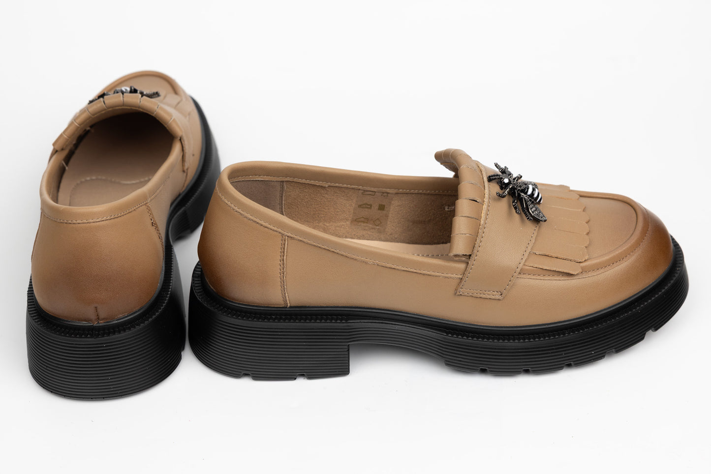 Pantofi dama piele naturală BETINA 8989 Khaki