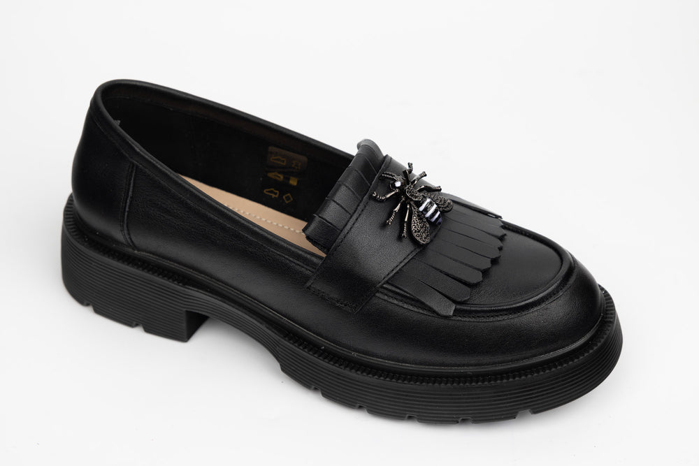 Pantofi dama piele naturală BETINA 8989 N box