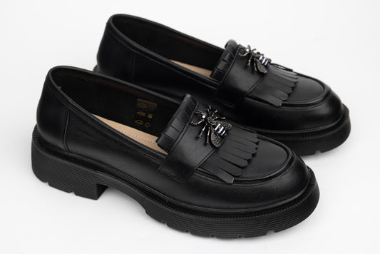 Pantofi dama piele naturală BETINA 8989 N box