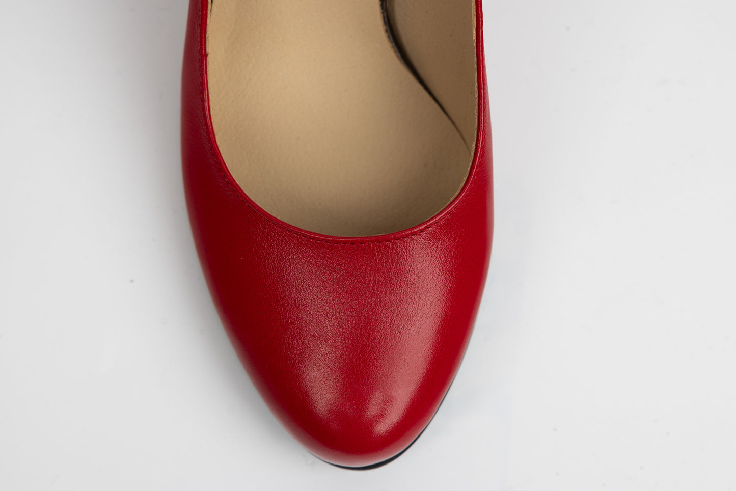 Women's genuine leather shoes ANTONIO 337-355 Boxing red