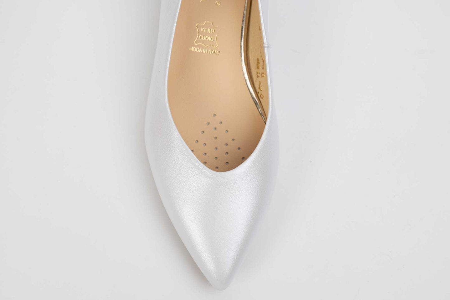Pantofi dama eleganti piele naturala SALA 20645 Alb