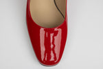 Pantofi dama piele naturală lăcuită ANTONIO 337-355 Roșu lac