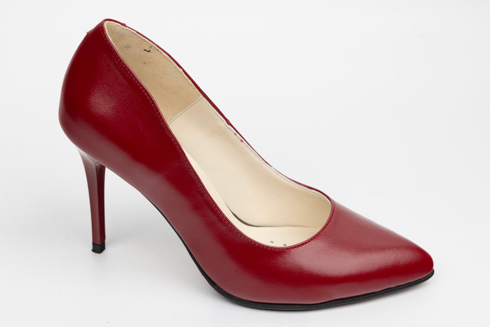 Pantofi dama piele naturală ANTONIO 3527-370 Roșu