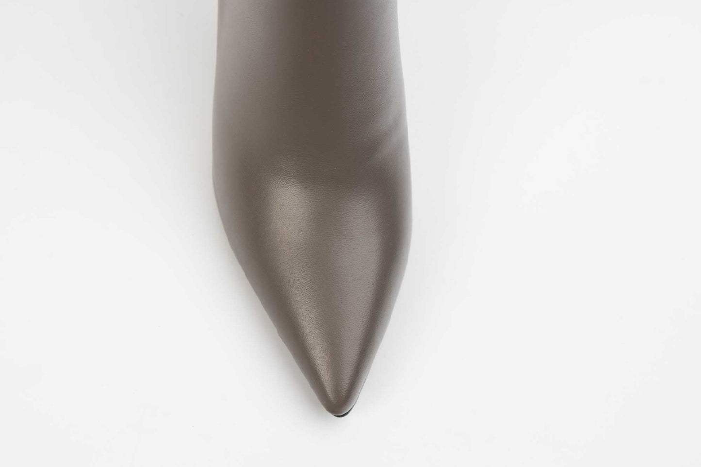 Ghete dama piele naturală elegante BETINA 1704-2 Vizon