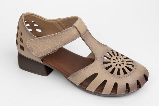 Sandale dama piele naturală FORMAZIONE 631 Apricot