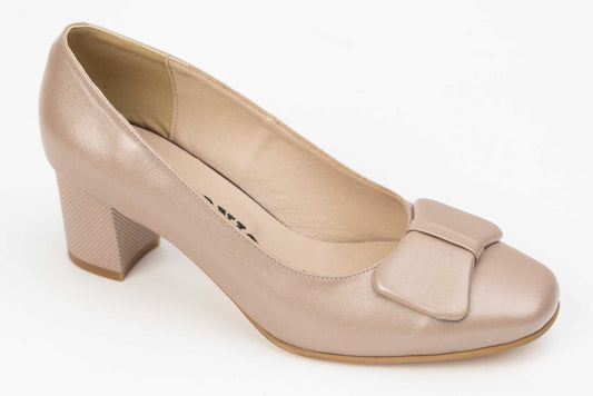 Pantofi dama piele naturala ANTONIO 19337 Grej sidef