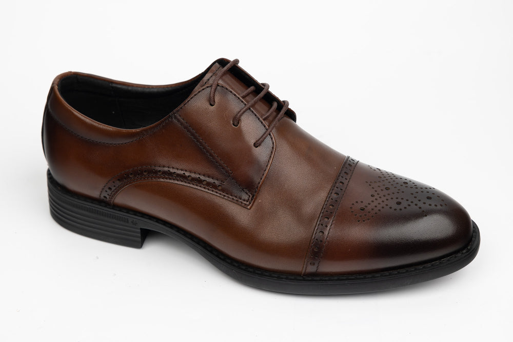 Pantofi barbati piele naturală ELDEMAS 2556 Maro