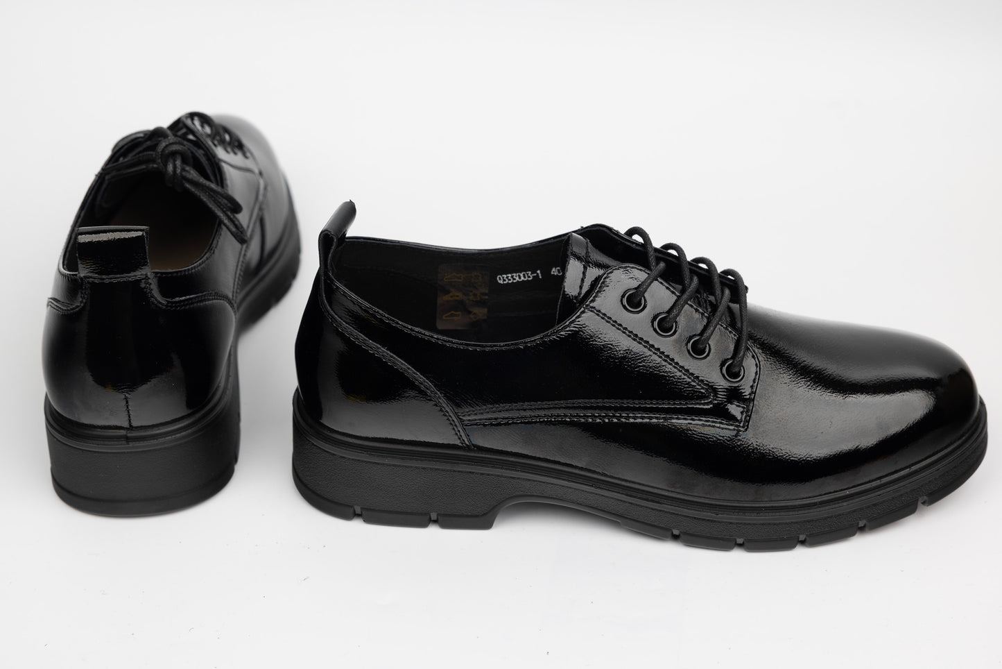 Pantofi dama piele naturală lăcuită BETINA 33003 N lac