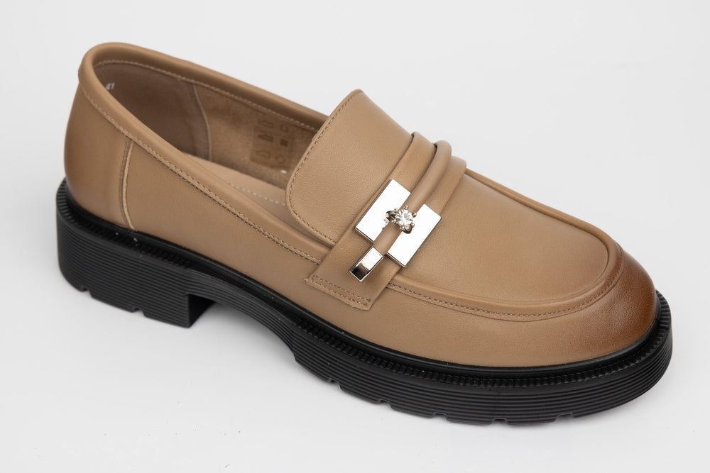 Pantofi dama piele naturală BETINA 8987 Kaki