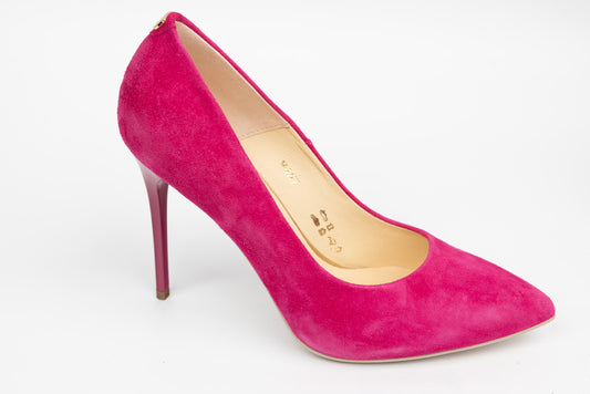 Pantofi dama piele naturală stiletto SALA 9457 Fuxia