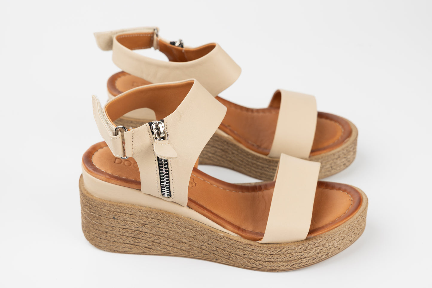 Women's genuine leather sandals DOGATI 1219 Gold