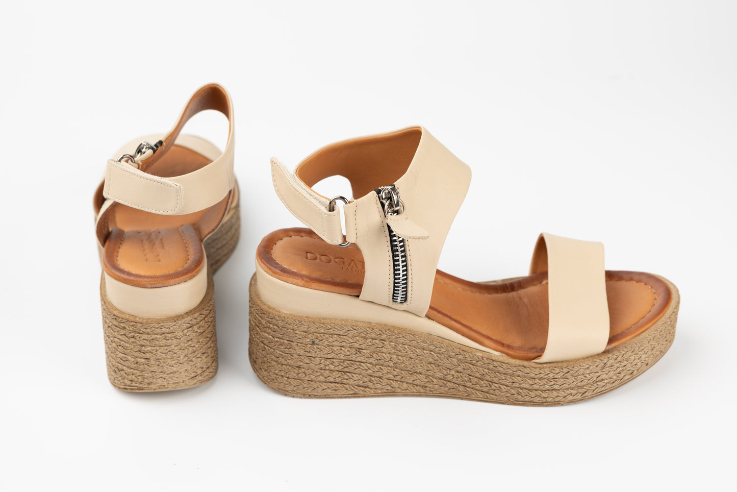 Women's genuine leather sandals DOGATI 1219 Gold