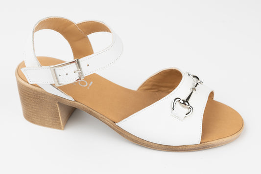 Sandale dama piele naturală PREGO 4252 Alb