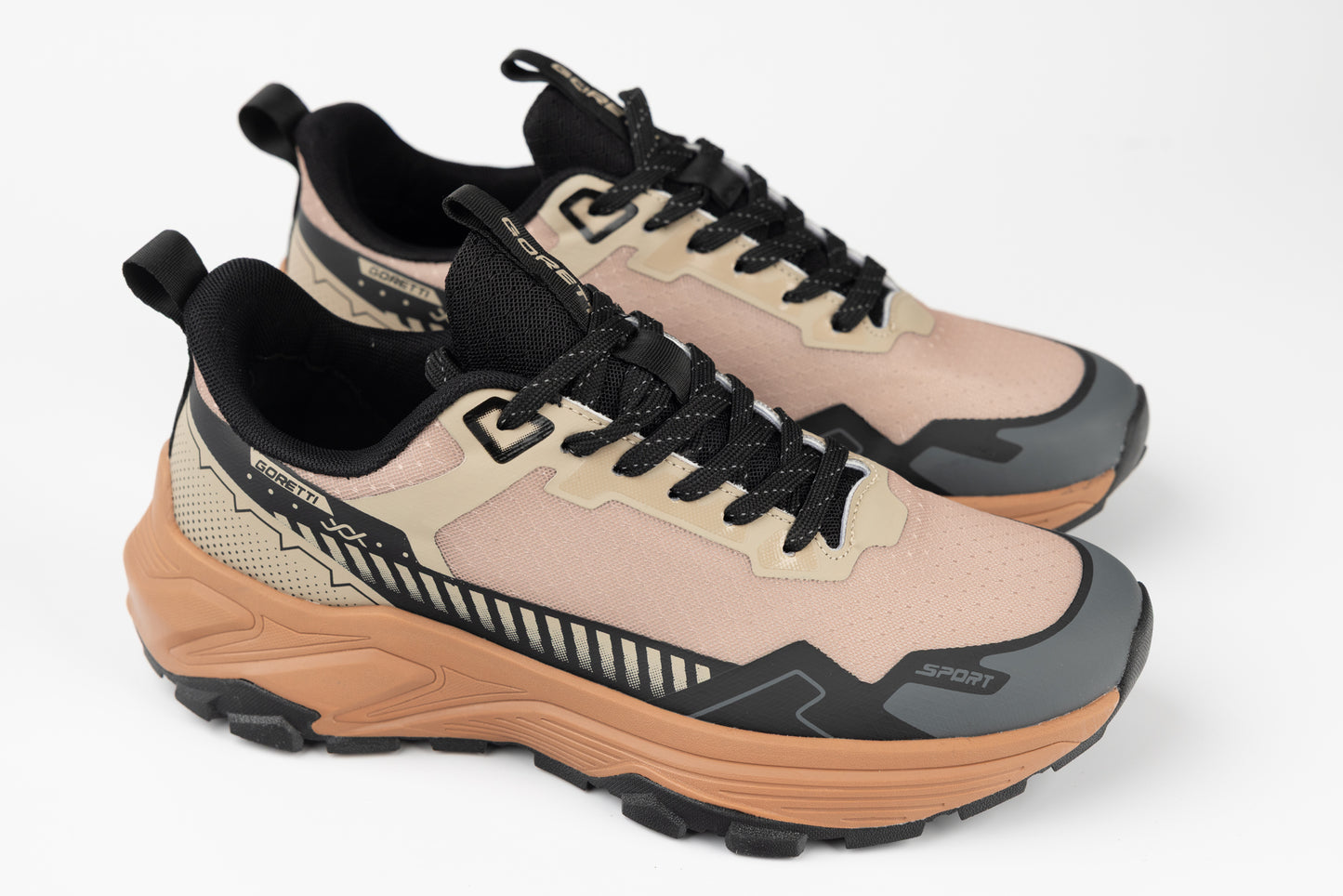 Men's sports sneakers GORETTI 30511 Beige