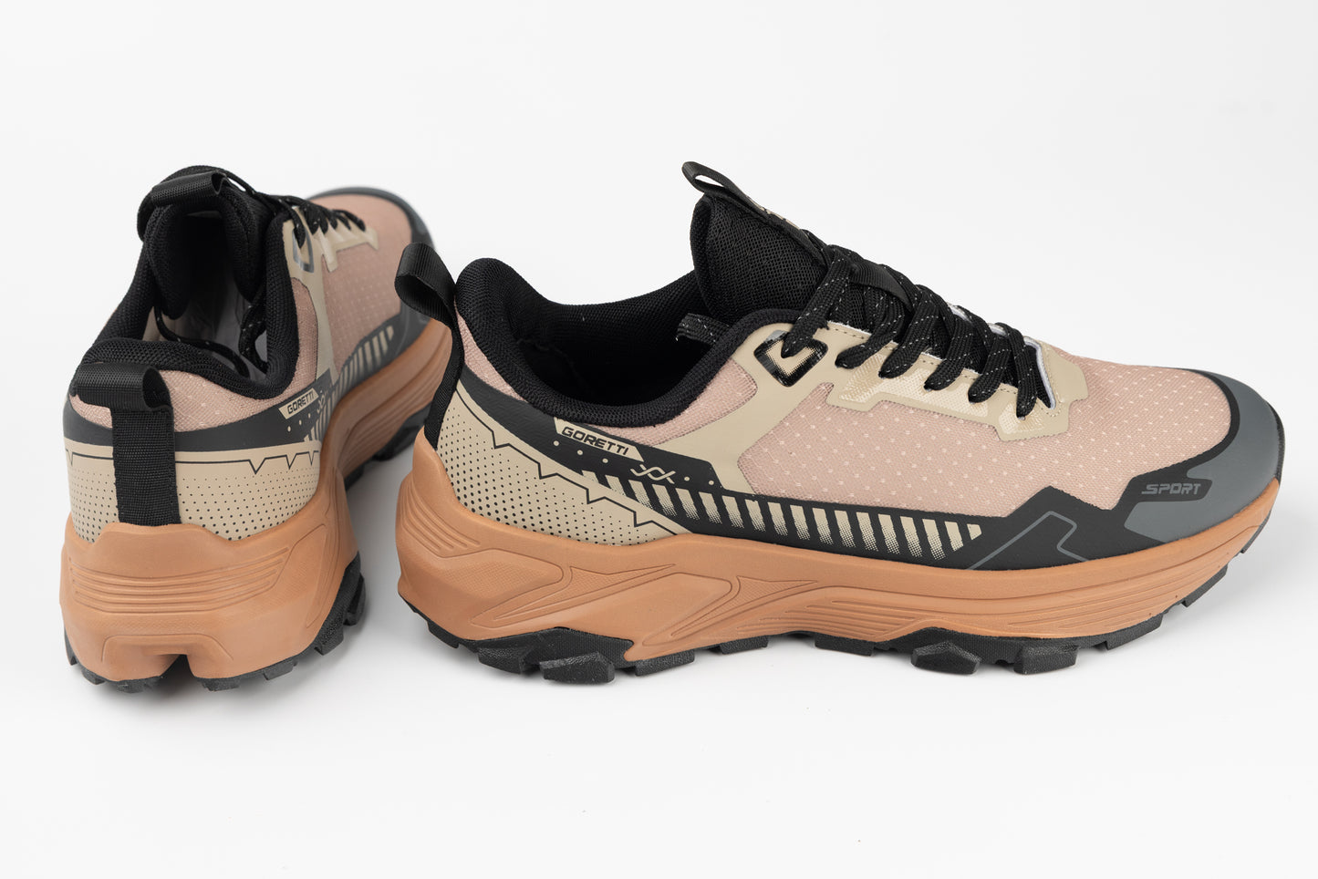 Men's sports sneakers GORETTI 30511 Beige