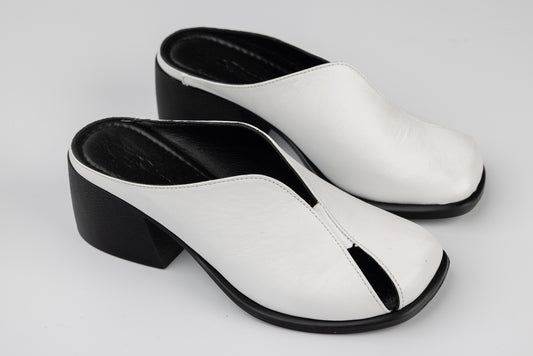 Women's genuine leather clogs ANNA VIOTI 1070 N