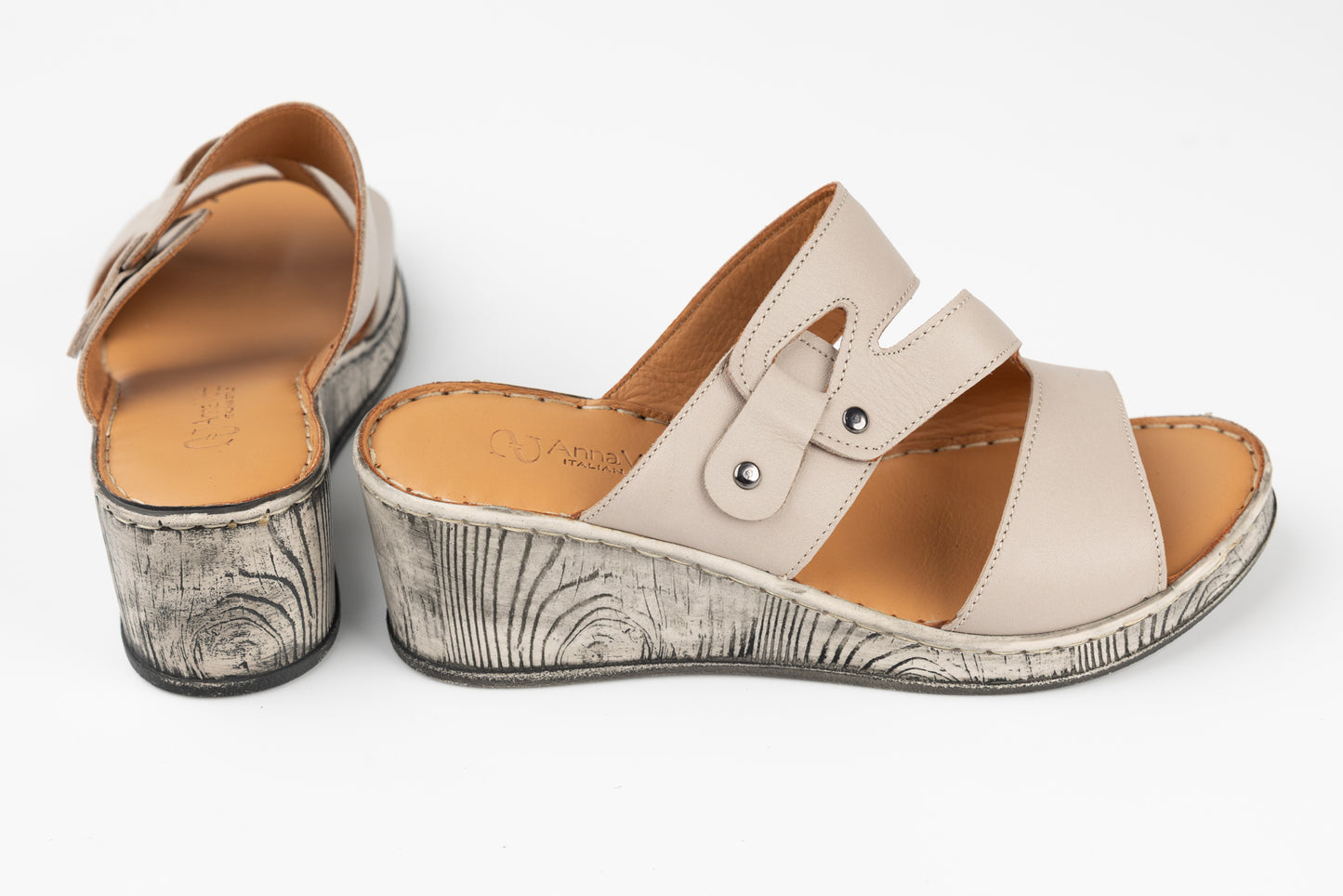 Women's clogs ANNA VIOTI 609 Grey