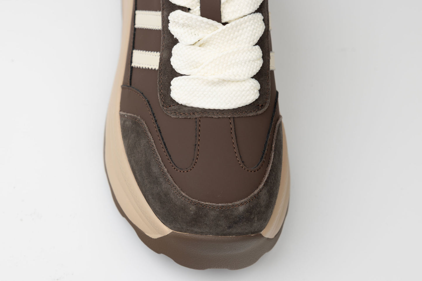 Adidași damă piele naturală FRANCO GERARDO 6306 Maro