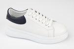 Pantofi casual sport ANNA VIOTI 16-450 Alb blue ( unisex )