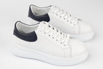 Pantofi casual sport ANNA VIOTI 16-450 Alb blue ( unisex )