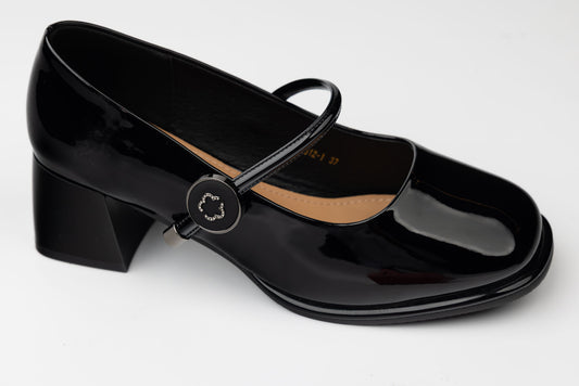 Pantofi dama piele naturală lăcuită FORMAZIONE 312 N lac