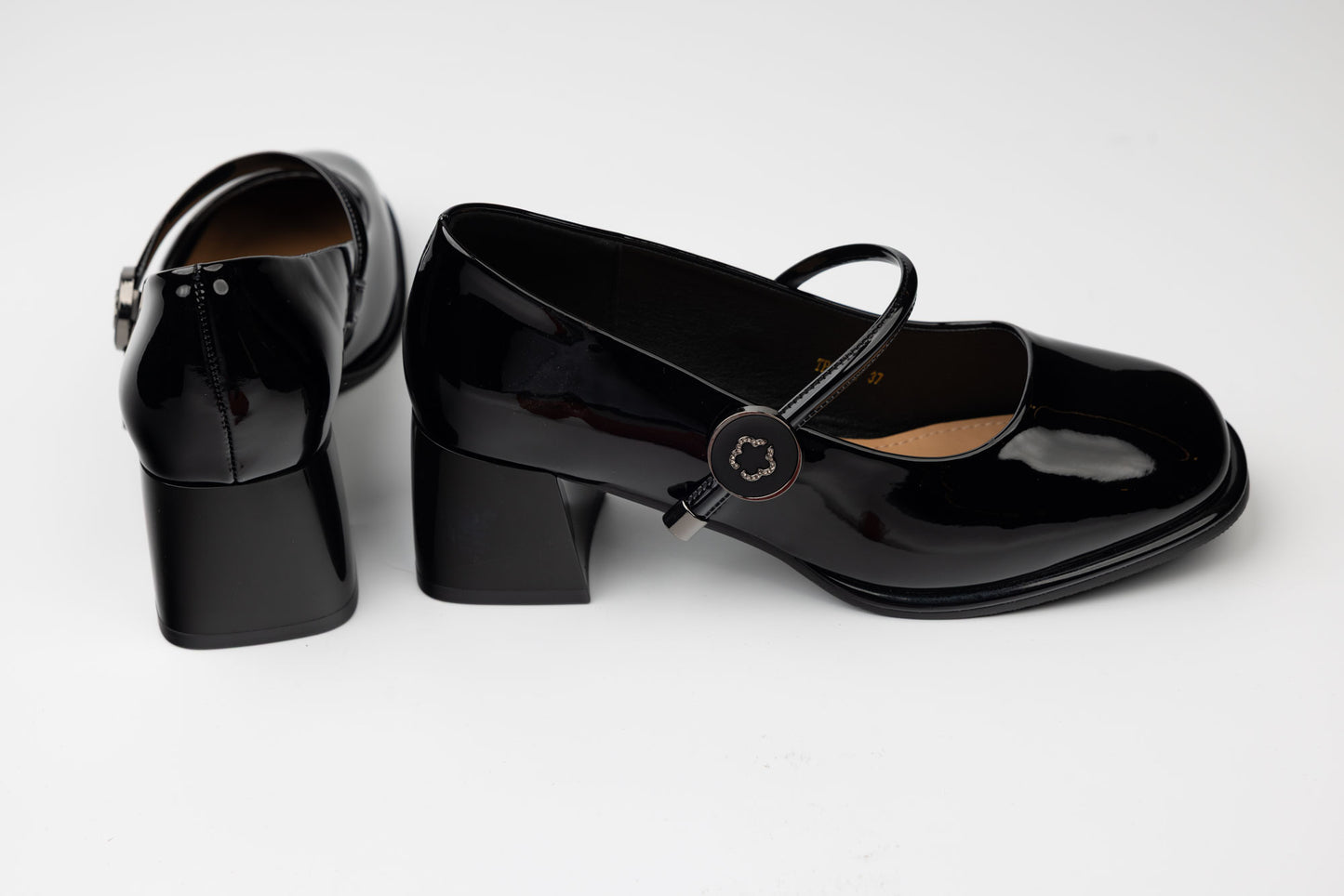 Pantofi dama piele naturală lăcuită FORMAZIONE 312 N lac