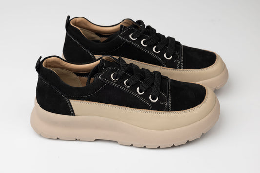 Pantofi damă piele naturală sport FORMAZIONE 70108 N