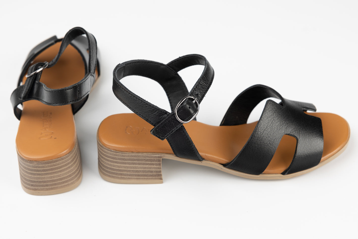 Women's sandals made of natural leather ANNA VIOTI 9202 N