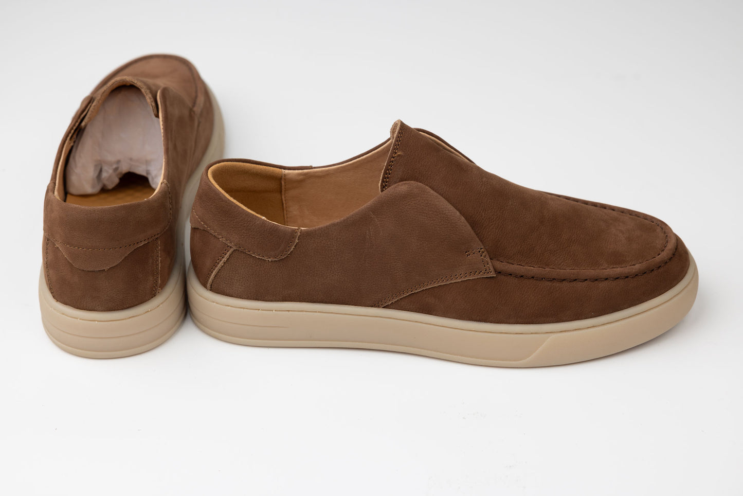 Men's sports shoes natural leather FRANCO GERARDO 02-203