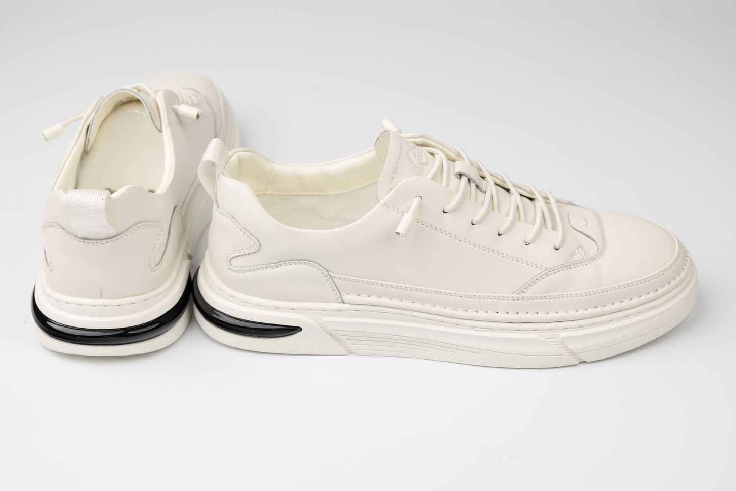Pantofi barbati sport piele naturala FRANCO GERARDO 7662 Alb