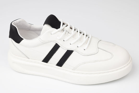 Men's casual genuine leather shoes FRANCO GERARDO 02-208 White N