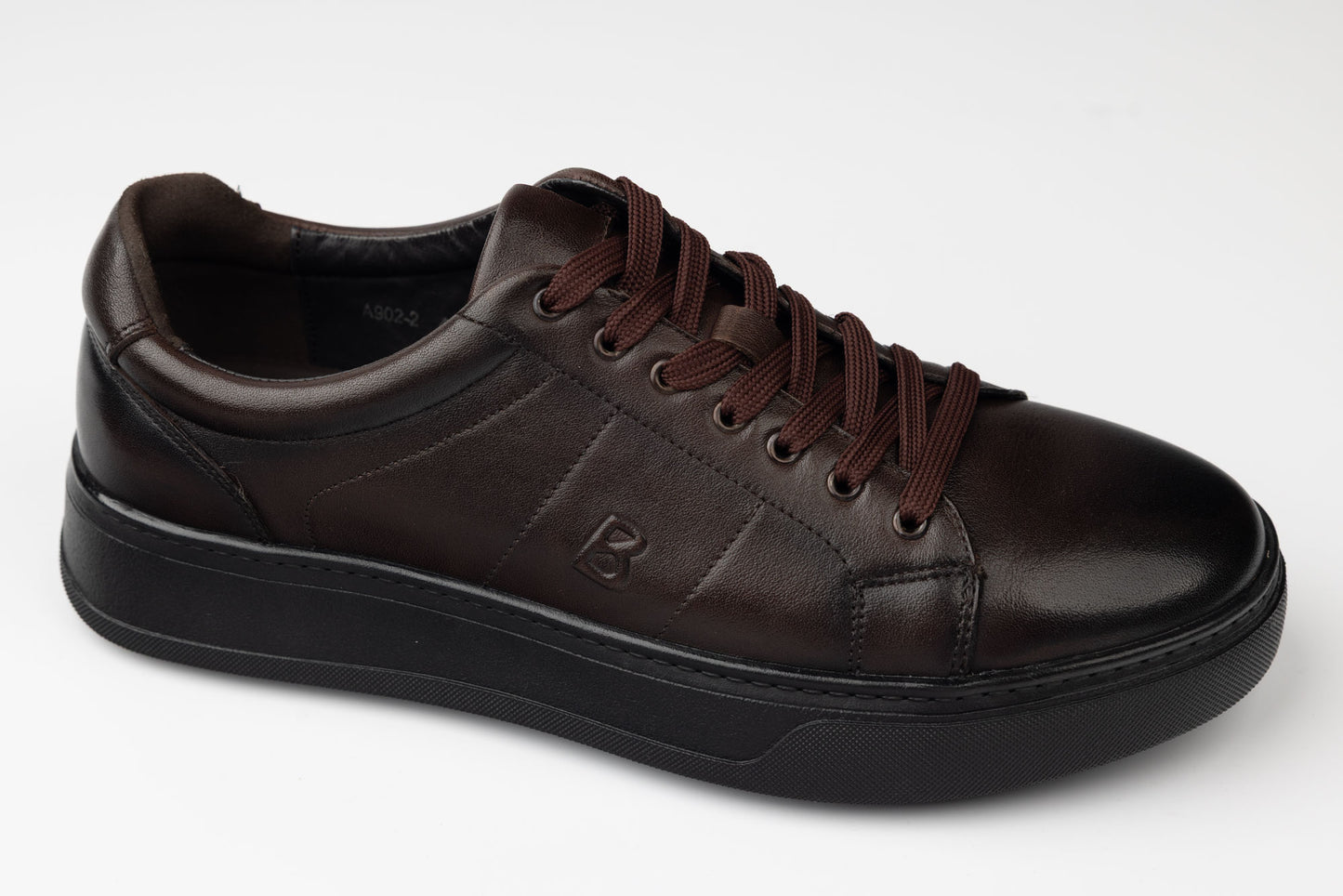 Men's casual shoes made of genuine leather FRANCO GERARDO 902 Brown