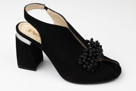 Sandale damă piele naturală PERLA 3883 N velur