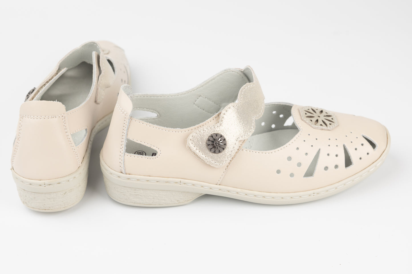 Women's genuine leather shoes BETINA 24-025 Beige