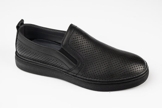 Pantofi bărbați piele naturală GORETTI 69-320 N perf