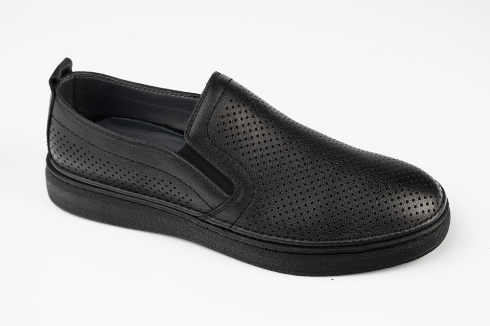 Pantofi bărbați piele naturală GORETTI 69-320 N perf