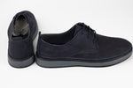 Pantofi barbati piele naturală întoarsă GORETTI Blue vel perf