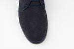 Pantofi barbati piele naturală întoarsă GORETTI Blue vel perf