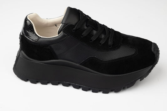 Adidași damă piele naturală BETINA 88853 N velur
