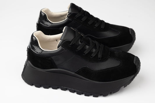 Adidași damă piele naturală BETINA 88853 N velur